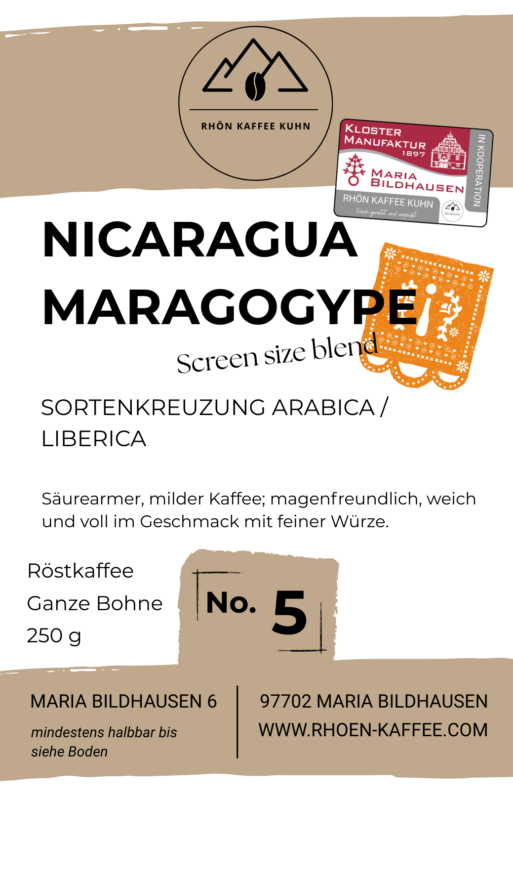 5 NICARAGUA MARAGOGYPE (Screen size blend)