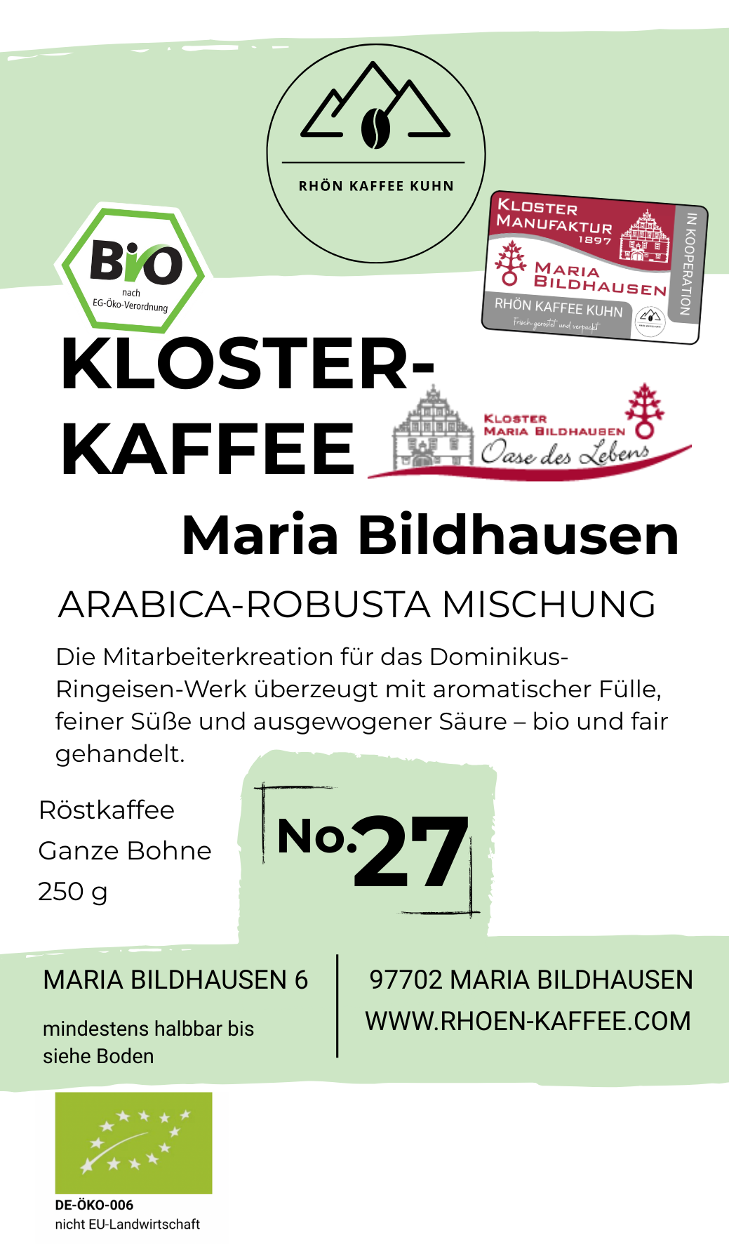 27 KLOSTER KAFFEE